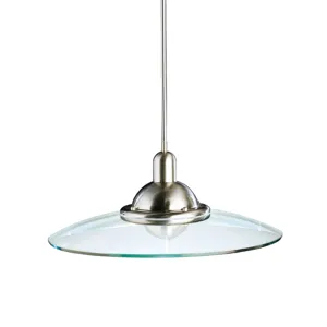 Galaxie Collection 1 Light Pendant Brushed Nickel (Brushed Nickel)
