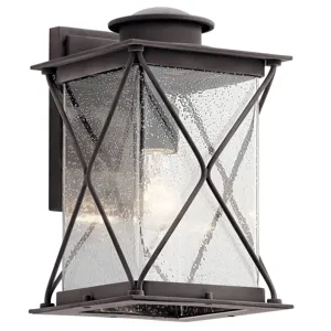 Argyle 12.75" 1 Light Wall Light Weathered Zinc