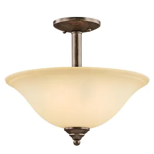 Armida Collection Armida 2 Light Semi Flush/Inverted Pendant - NIW (Brushed Nickel)