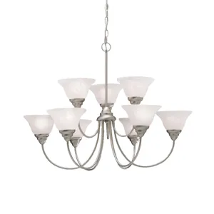 Telford Collection Telford 9 Light 2 Tiered Chandelier - OZ (Olde Bronze)