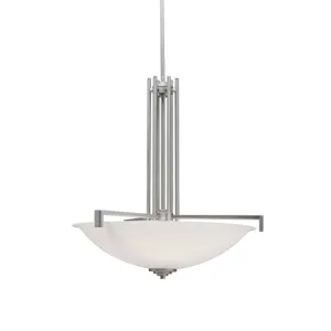 Eileen Collection 4 Light Inverted Pendant Brushed Nickel (Brushed Nickel)