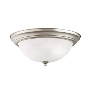 3 Light Flush Mount Ceiling Light - NI (Brushed Nickel)