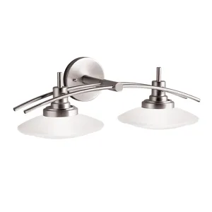 Structures Collection Structures 2 light Halogen Bath Light - NI (Brushed Nickel)