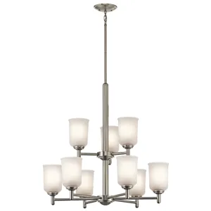 Shailene Collection Shailene 9 Light Chandelier - Brushed Nickel NI (Brushed Nickel)