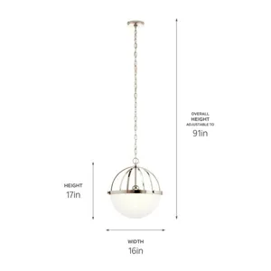 Edmar&trade; Light Pendant - Polished Nickel