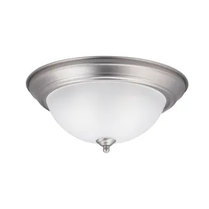2 Light Flush Mount Ceiling Light Brushed Nicke (Brushed Nickel)