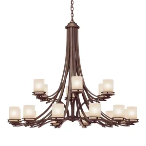 Hendrik Collection Hendrik 18 Light 2 Tiered Chandelier - OZ (Olde Bronze)