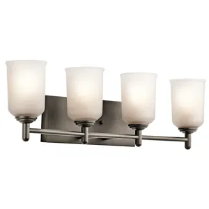 Shailene Collection Shailene 4 Light Bath Light - Brushed Nickel NI (Brushed Nickel)
