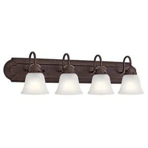 4 Light Vanity Light - Tannery Bronze
