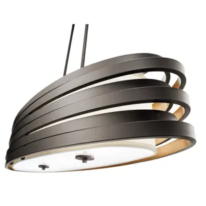 Roswell Collection Roswell 3 Light Oval Chandelier/Pendant - NI (Brushed Nickel)