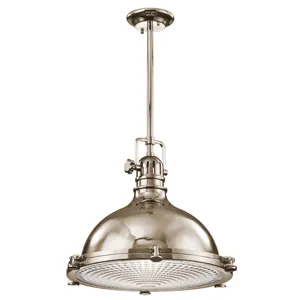 1 Light Pendant Polished Nickel (Polished Nickel)