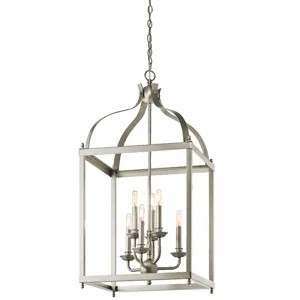 Larkin 6 Light Foyer Pendant - Brushed Nickel