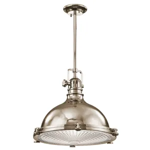 1 Light Pendant Polished Nickel (Polished Nickel)