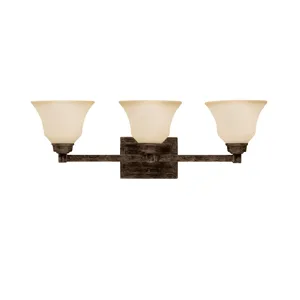 3 Light Bath and Vanity Light - Brushed Nickel (Brushed Nickel)