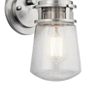 Lyndon Outdoor Wall Light - Brushed Aluminum