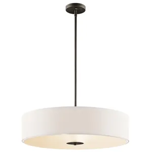 3 Light Semi Flush/Pendant - (Olde Bronze)
