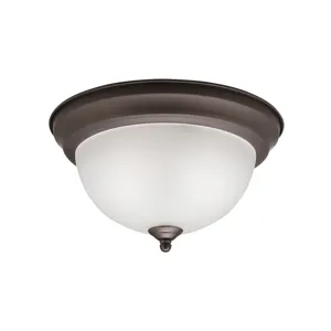 2 Light Flush Mount Ceiling Light Olde Bronze (Olde Bronze)