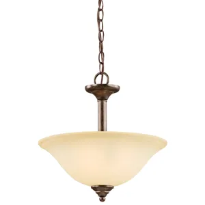 Armida Collection Armida 2 Light Semi Flush/Inverted Pendant - NIW (Brushed Nickel)