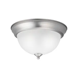 2 Light Flush Mount Ceiling Light Brushed Nickel (Brushed Nickel)
