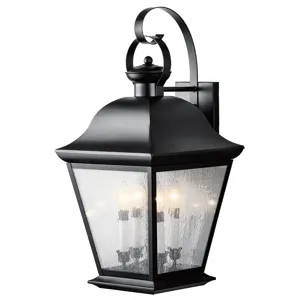 Mount Vernon Collection Outdoor Wall 4Lt (Black (Painted))