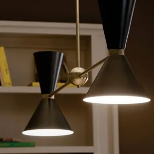 Phix Chandelier - Champagne Bronze and Black
