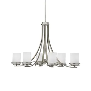 Hendrik Collection Hendrik 6 Light Chandelier - Brushed Nickel (Brushed Nickel)