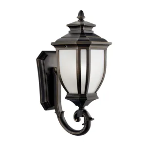 Salisbury Collection Outdoor Wall 1Lt RZ (Rubbed Bronze)