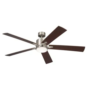 Lucian Elite XL Ceiling Fan - Brushed Nickle