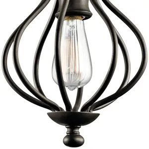 Kensington&trade; 1 Light Mini Pendant Olde bronze