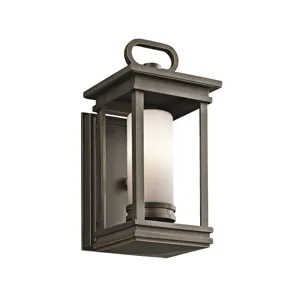 South Hope Collection Outdoor Wall 1Lt RZ (Rubbed Bronze)
