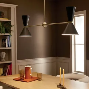 Phix Chandelier - Champagne Bronze and Black