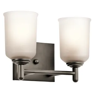 Shailene Collection Shailene 2 Light Bath Light - Olde Bronze OZ (Olde Bronze)