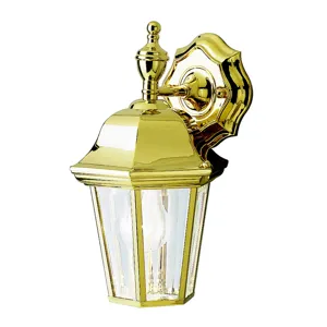Grove Mill Collection Outdoor Wall 1Lt (Polished Brass)