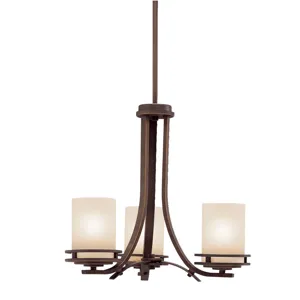 Hendrik Collection Hendrik 3 Light Chandelier - Olde Bronze (Olde Bronze)