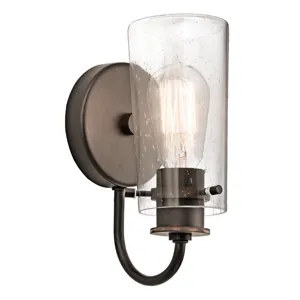 Braelyn Collection Braelyn 1 Light Wall Sconce - Olde Bronze (Olde Bronze)