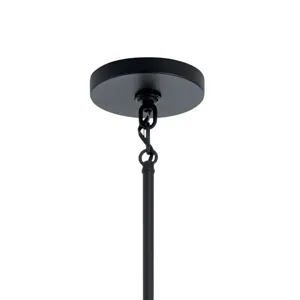Armand 26" 8 Light Chandelier - Black and Bronze