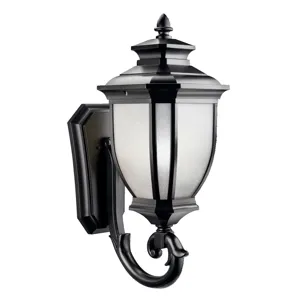 Salisbury Collection Outdoor Wall 1Lt BK (Black (Painted))