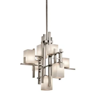 City Lights Collection City Lights 7 Light Halogen Chandelier - CLP (Classic Pewter)