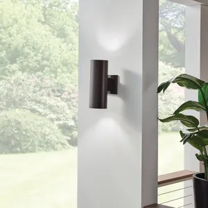 Cylinder 12" Wall Light Architectural Bronze