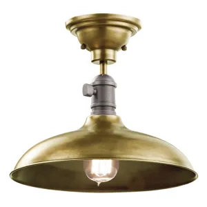 Cobson Collection Cobson 1 Light Pendant/Semi-Flush - OZ OZ (Olde Bronze)