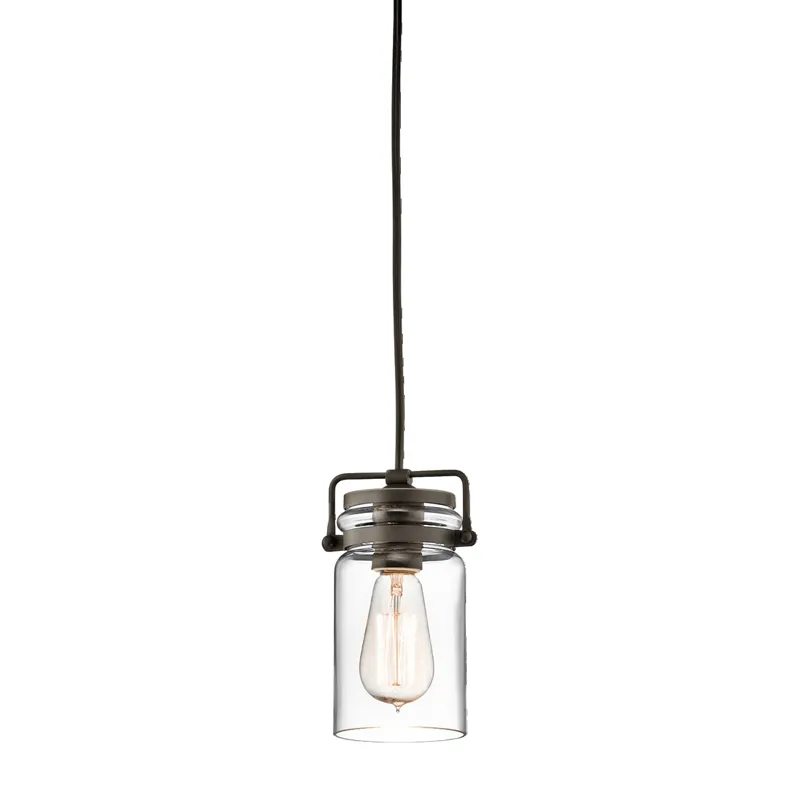 Brinley Collection Mini Pendant 1 Light Olde Bronze (Olde Bronze)