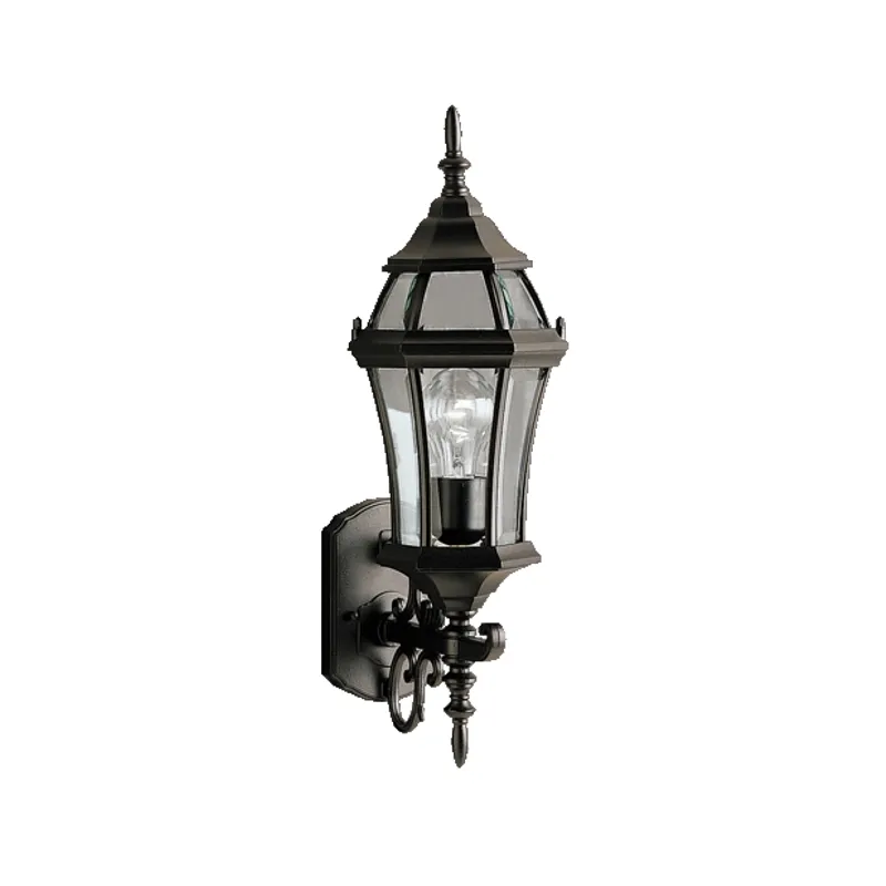 Townhouse Collection Outdoor Wall 1Lt (Black (Painted))