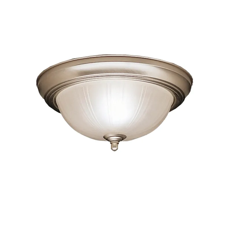 2 Light Flush Mount Ceiling Light - NI (Brushed Nickel)