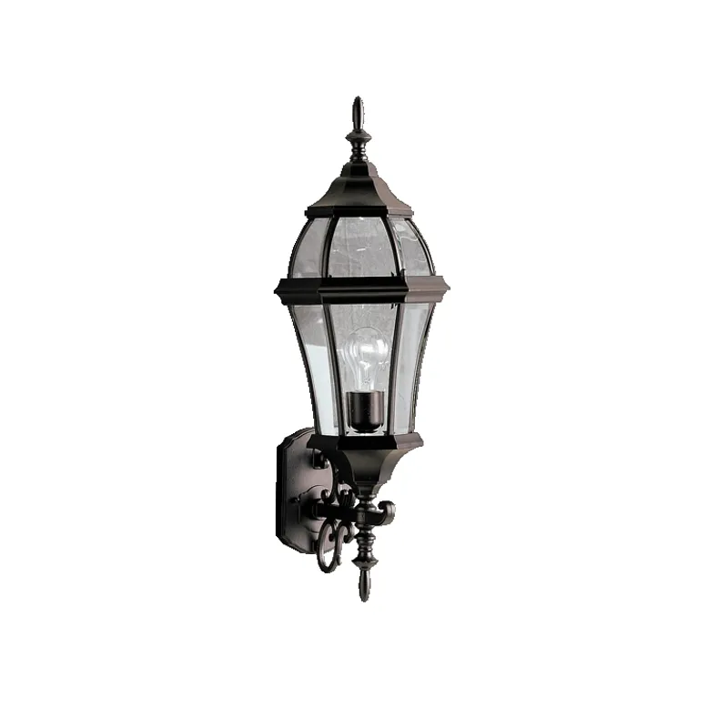 Townhouse Collection Outdoor Wall 1Lt (Black (Painted))