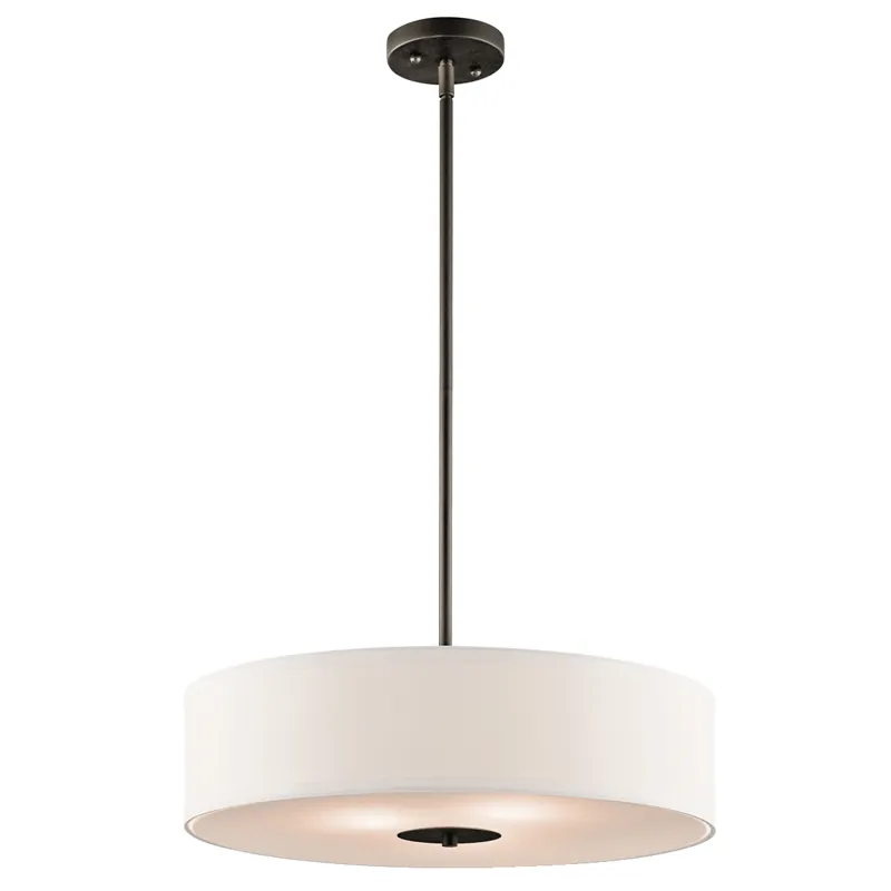 3 Light Semi Flush/Pendant - (Olde Bronze)