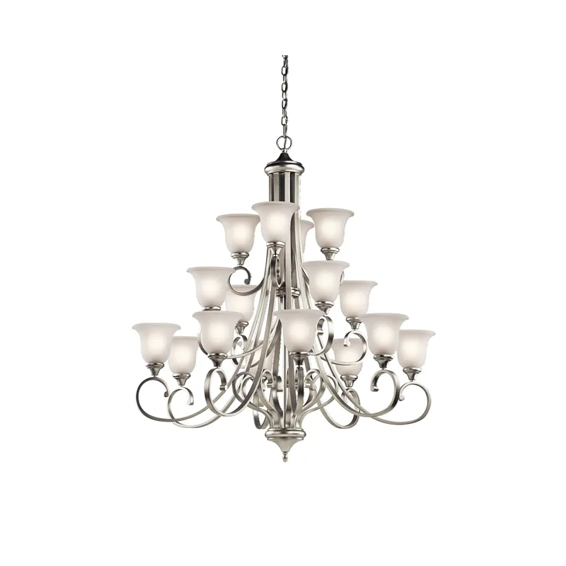 Monroe Collection Monroe 16 Light Multi-Tier Chandelier - NI (Brushed Nickel)