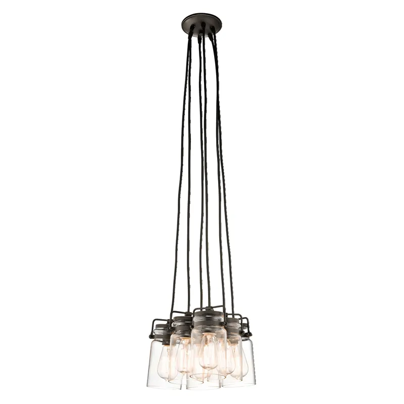 Brinley Collection 6 Light Pendant Olde Bronze (Olde Bronze)