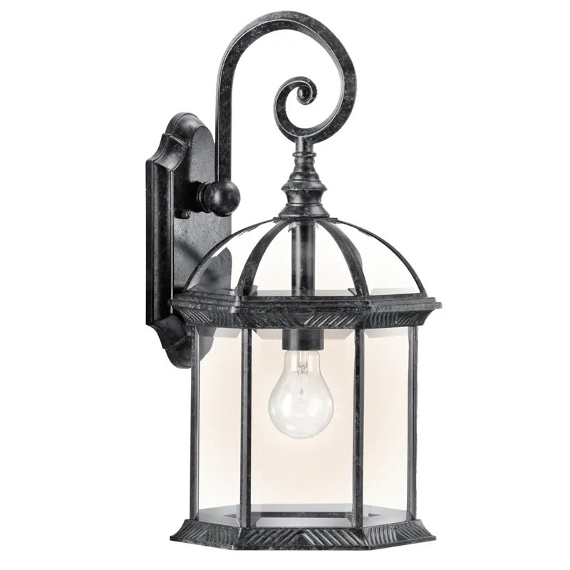 Barrie Collection Outdoor Wall 1Lt BK (Black (Painted))