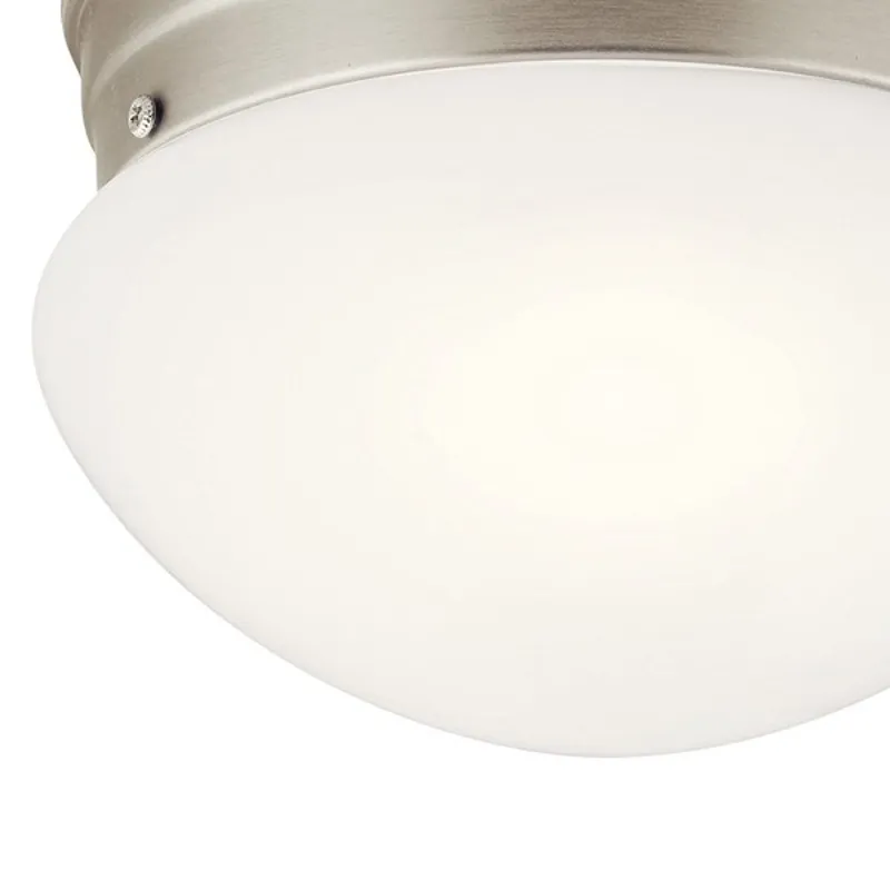 Ceiling Space 7.5" 1 Light Flush Mount - Brushed Nickel