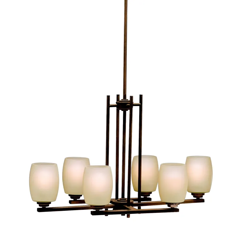 Eileen Collection Eileen 6 Light Chandelier - Brushed Nickel (Brushed Nickel)